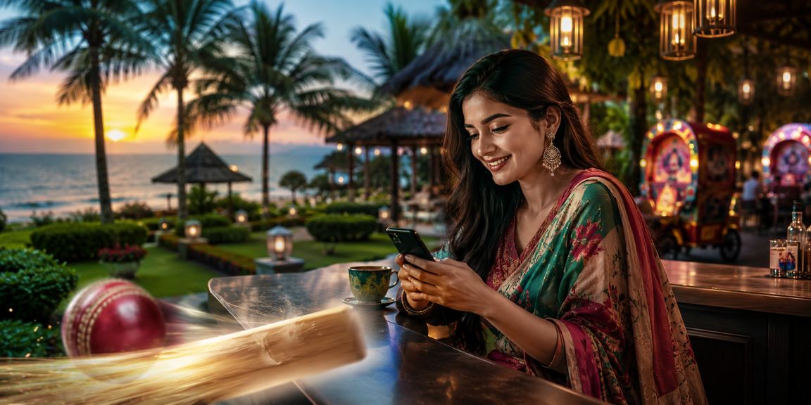 ঢাকার চা বাগানে ক্রিকেট বেটিং উপভোগ করছেন একজন ব্যবহারকারী